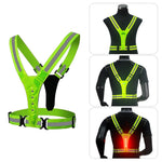 Load image into Gallery viewer, Inokim LED Reflective Safety Vest for Electric Scooter Riders - USB Rechargeable, High-Visibility