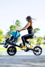 Load image into Gallery viewer, Folding Parent-Child Electric Tricycle | 3-Wheel Stroller E-Bike with Reverse Seat