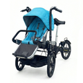 Folding Parent-Child Electric Tricycle | 3-Wheel Stroller E-Bike with Reverse Seat