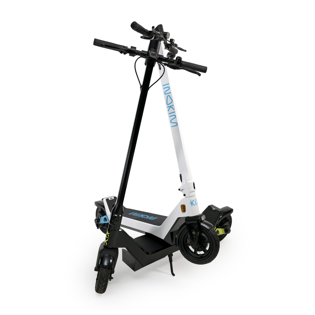 Inokim KIX Electric Scooter - Ultralight Foldable 30 lbs, 20-mile range, 21 mph top speed, suspension, Red Dot Design Winner