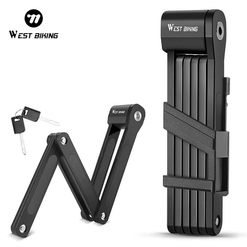 Inokim High-Security Folding Lock - Cut-Resistant Steel Bar 34 Inch (85cm)