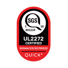 SGS UL 2272 certified badge for Inokim Quick 4 Front Deck Cover (Battery Compartment Cap)