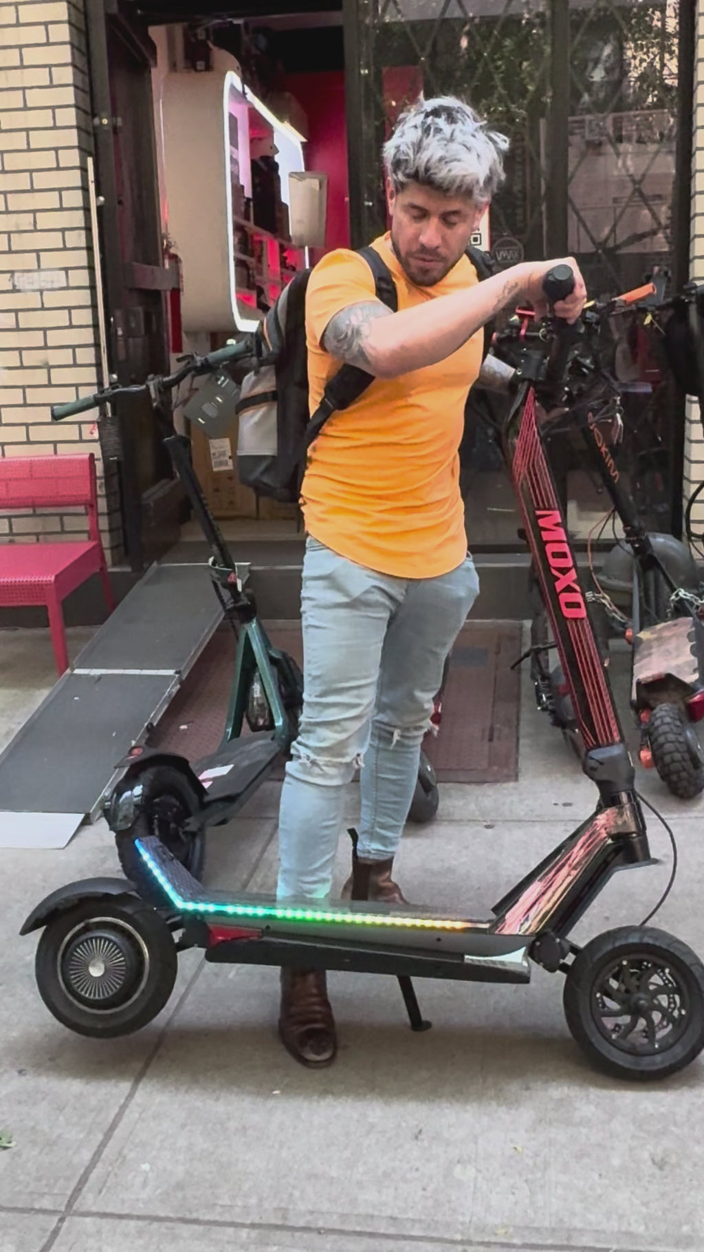 2026 MOXO Tech Electric Scooter (Top Speed 35 mph, Range 55 Miles)